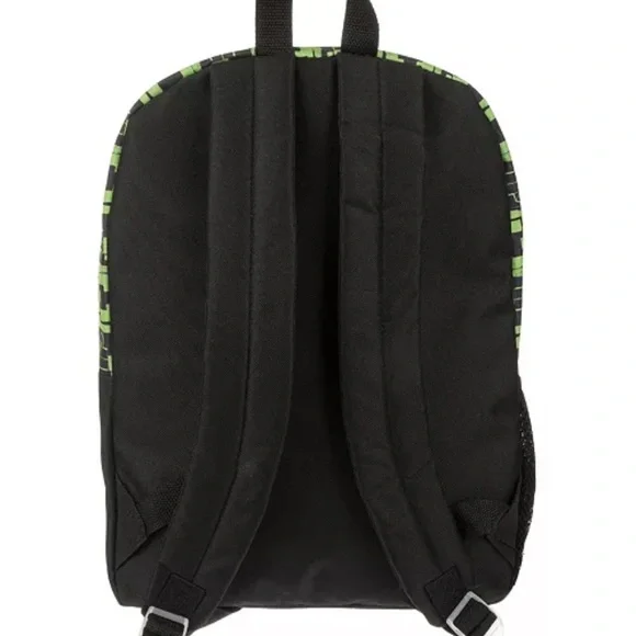 NWT‎ Bioworld Boys Minecraft Backpack Set Creeper with Lunchbox & Accessories - Picture 4 of 5